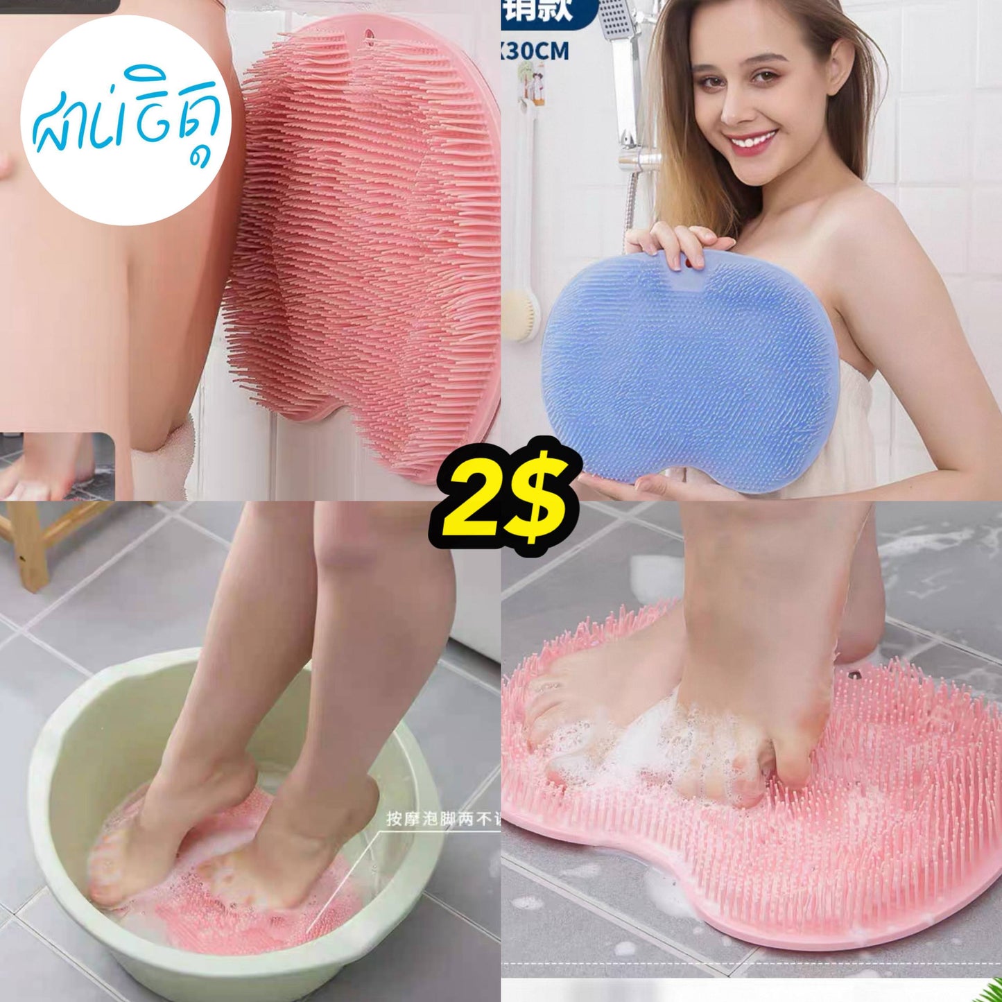 ច្រាសដុះក្អែល Toilet sponge