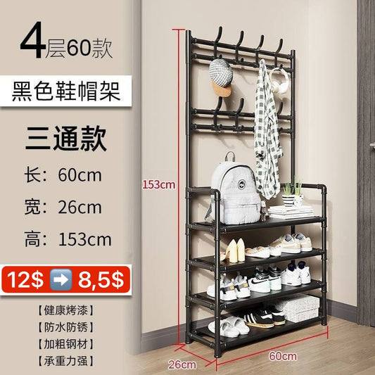 ធ្នើស្បែកជើង និងខោអាវ Shoes rack multilayered