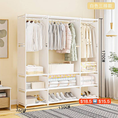 ទូអាវតំណជ័រ 130cm Closet clothes wardrobe