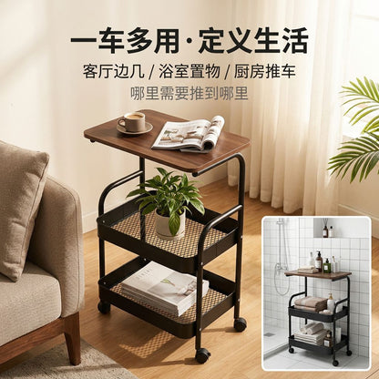 រទេះដាក់ឥវ៉ាន់ពីរជាន់ Double layer cart storage