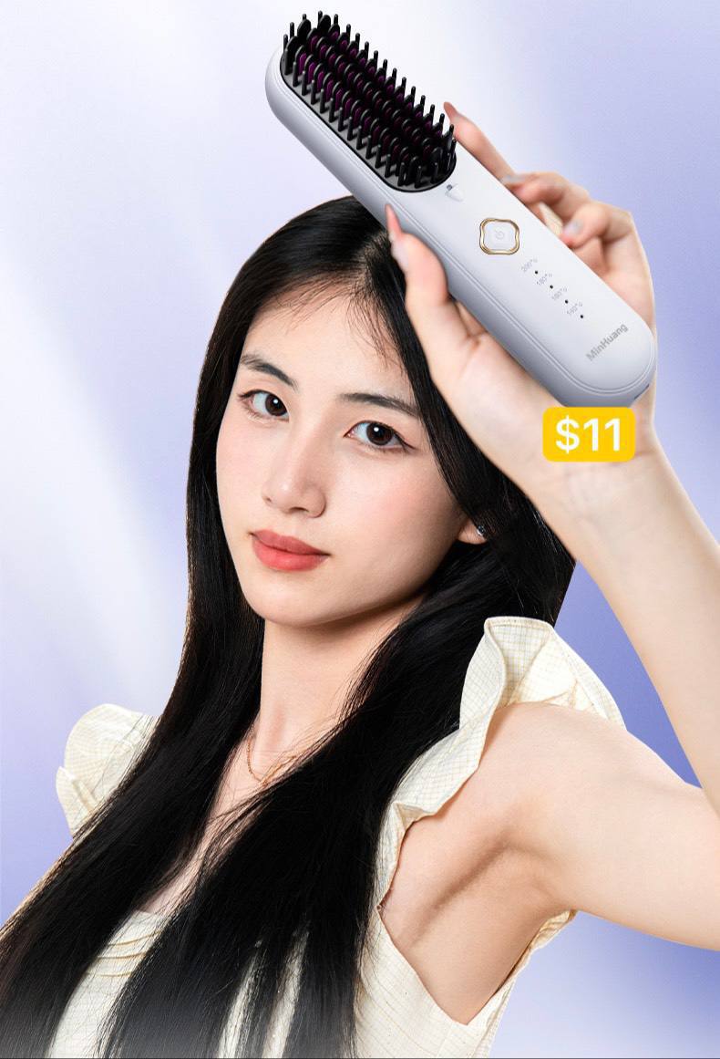 ក្រាសសិតត្រង់អត់ខ្សែ Hair Straightener