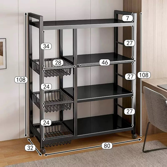 ធ្នើចានឆ្នាំងមានកង់ Disk Shelf with wheels