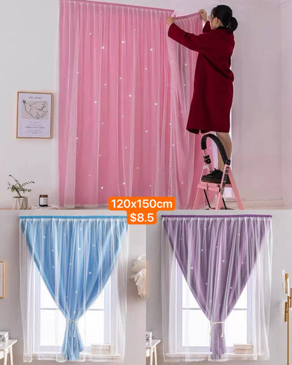 វាំងននផ្កាយ Star curtain 120x150cm