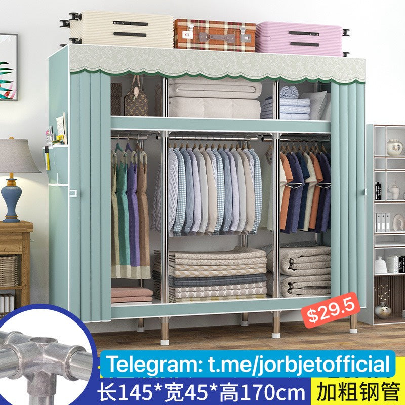 ទូដាក់ខោអាវតំណរដែរ Light Green Closet