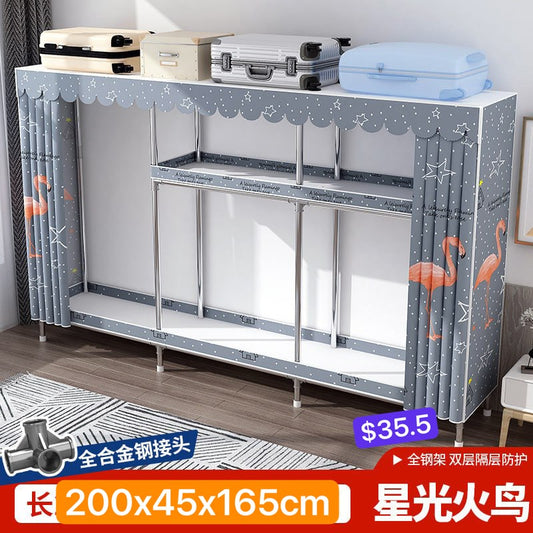 ទូដាក់ខោអាវតំណរដែក 2m Closet clothes wardrobe