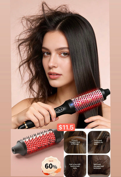 ម៉ាសុីនសិតសក់ត្រង់ 2in1 curling and straightening hair machine